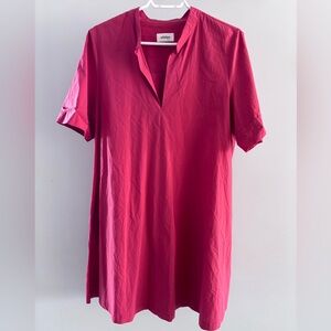 Women's Ottod’Ame popelin dress in terracotta